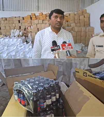 Illegal 26,000 cough syrup Bottles worth Rs 54 lakh seized in Dhanbad ...